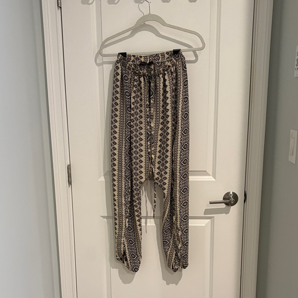 Patterned Harem Pants